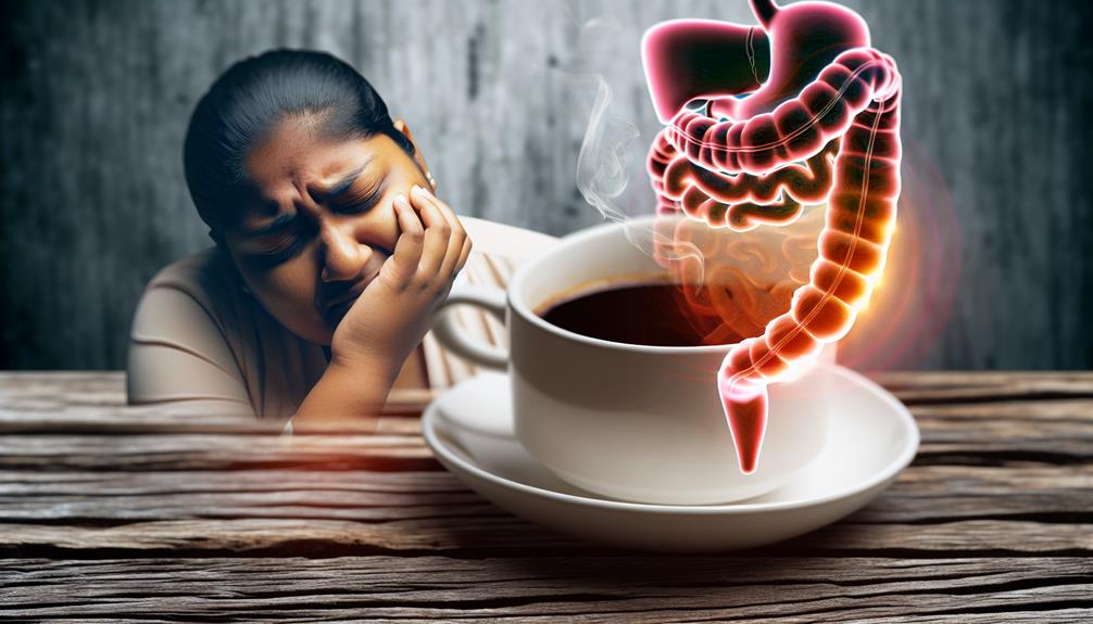 caffeine affects digestive health