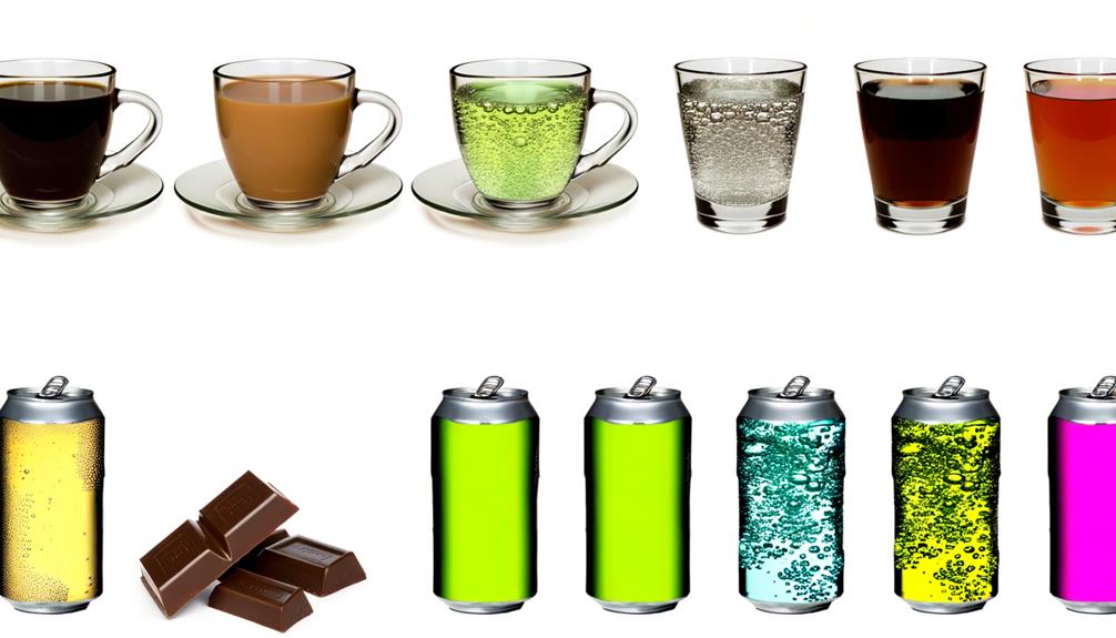 caffeine content in beverages