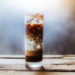 chilled coffee milk beverage