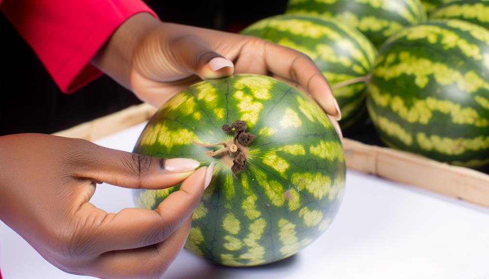 choose ripe heavy watermelon