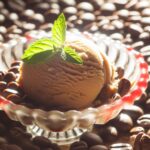 coffee ice cream contains caffeine