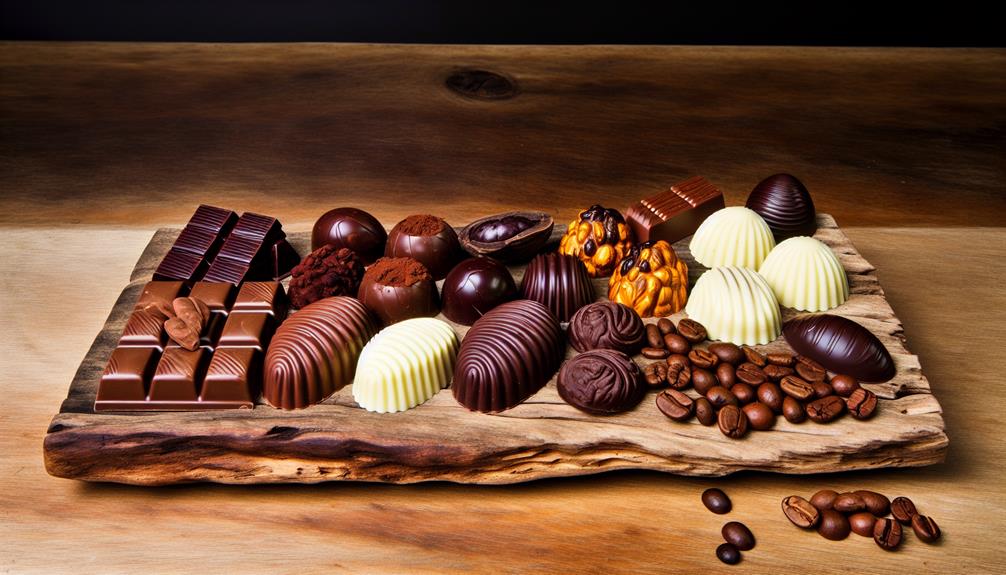 comparative chocolate varieties analysis