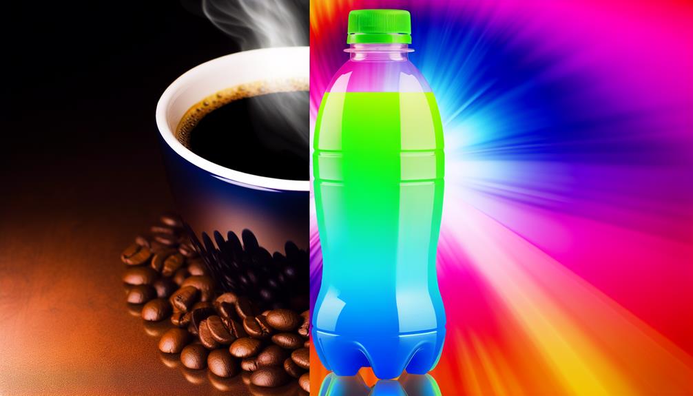 energy drink versus coffee