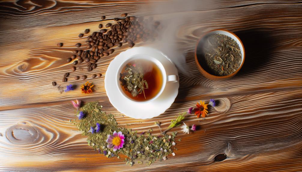 herbal tea versus decaf tea