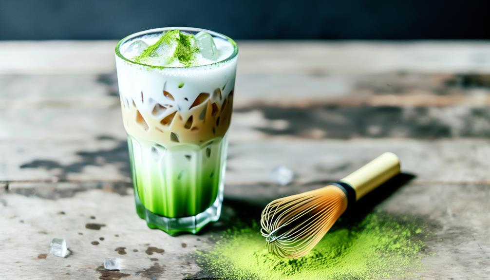 iced green tea latte recipe