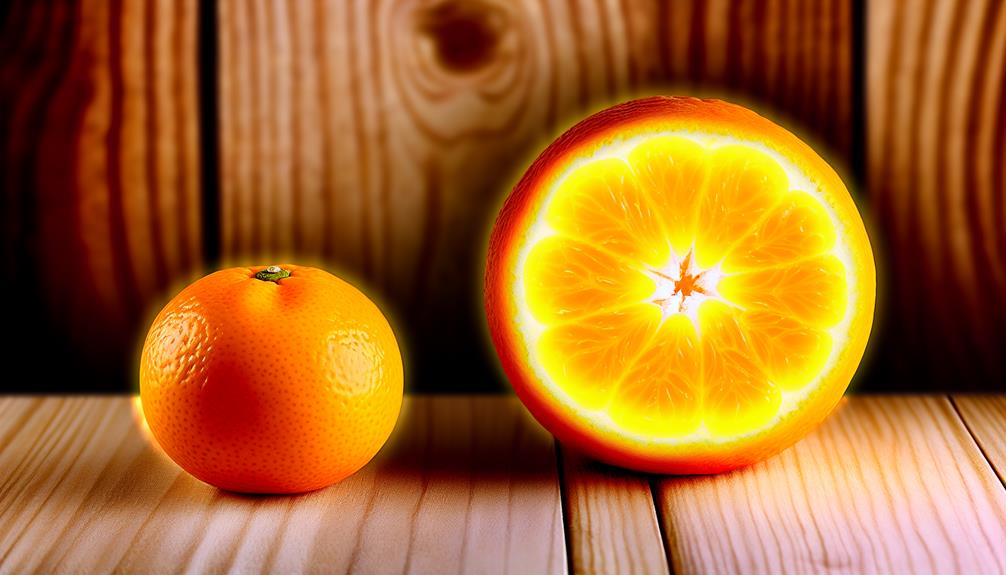 oranges size comparison insights