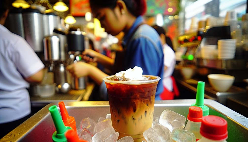 personalizing decaf iced coffee