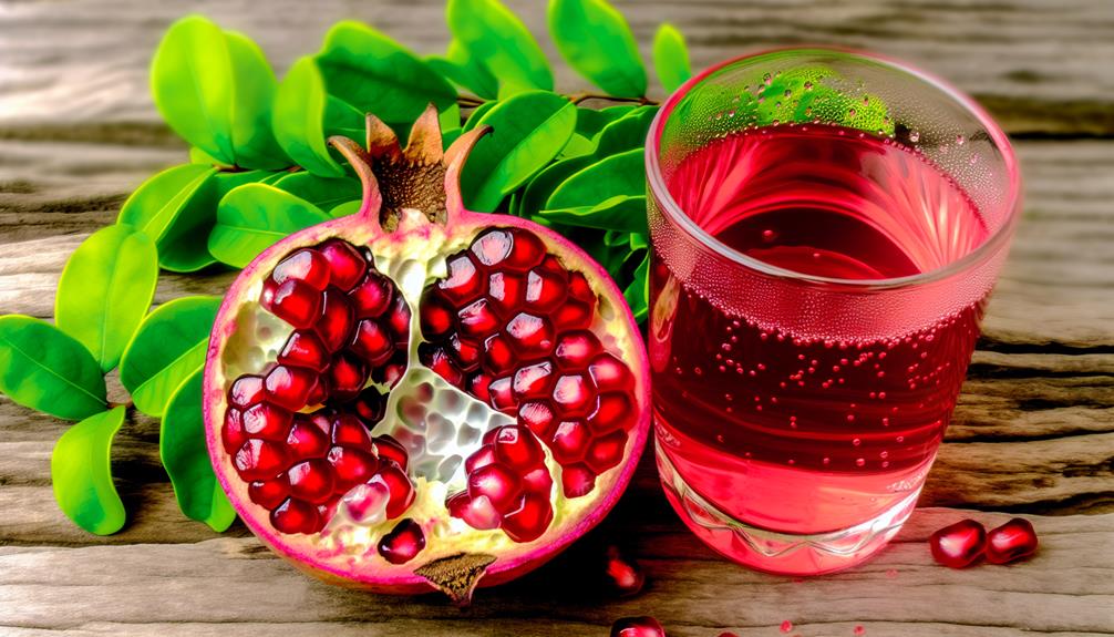 pomegranate juice promotes gut health